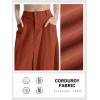 imageCicy Bell Womens High Waisted Corduroy Maxi Skirts Split Aline Casual Fall Long SkirtOrange