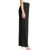 imageCicy Bell Womens High Waisted Wide Leg Pants Work Office Dress Slacks with Pockets Casual Elastic Waist TrousersBlack