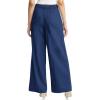 imageCicy Bell Womens High Waisted Wide Leg Pants Work Office Dress Slacks with Pockets Casual Elastic Waist TrousersNavy Blue