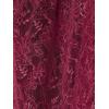 imageCicy Bell Womens Lace Maxi Skirt Summer High Low Asymmetrical Sheer Y2K Sexy Beach Coverup Long SkirtsBurgundy