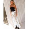 imageCicy Bell Womens Lace Maxi Skirt Summer High Low Asymmetrical Sheer Y2K Sexy Beach Coverup Long SkirtsWhite