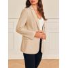 imageCicy Bell Womens Long Sleeve Blazers Open Front Business Casual Knit Stretchy Lightweight Suit JacketsKhaki