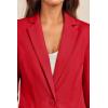 imageCicy Bell Womens Long Sleeve Blazers Open Front Business Casual Knit Stretchy Lightweight Suit JacketsRed