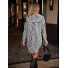 imageCicy Bell Womens Oversized Striped Button Down Shirts Boyfriend Long Sleeve Collared Work BlousesBlack
