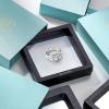 imageCicy Bell Womens Platinum Plated Moonstone Cubic Zirconia Delicate Eternity Cut Teardrop Texture Rings for Gifts Size 69White Gold