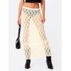 imageCicy Bell Womens Sheer Lace Maxi Skirt Summer Beach Coverups Casual Streetwear Long Y2K SkirtsBeige