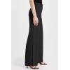 imageCicy Bell Womens Side Split Dress Pants Elastic High Waisted Wide Leg Business Casual Trousers with PocketsBlack