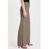 imageCicy Bell Womens Side Split Dress Pants Elastic High Waisted Wide Leg Business Casual Trousers with PocketsBrown