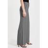 imageCicy Bell Womens Side Split Dress Pants Elastic High Waisted Wide Leg Business Casual Trousers with PocketsDark Grey