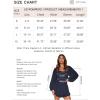 imageCicy Bell Womens Summer Rompers Lantern Long Sleeve Flowy Ruffle Hem Square Neck Casual Short JumpsuitBlack