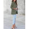 imageCicy Bell Womens Woolen Blazer Jackets Casual Long Sleeve Notch Lapel Open Front Work Office BlazersArmy Green