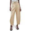 imageCicy Bell Casual Dress Pants High Waisted Button Work Office Pleated Trousers with PocketsKhaki