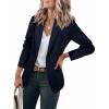 imageCicy Bell Womens Casual Blazers Open Front Long Sleeve Work Office Suit Jackets BlazerNavy