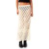 imageCicy Bell Womens Sheer Lace Maxi Skirt Summer Beach Coverups Casual Streetwear Long Y2K SkirtsBeige