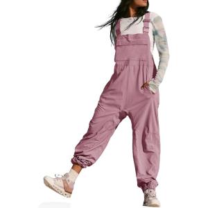 imageCicy Bell Womens Casual Overalls Baggy Adjustable Straps Bib Jogger Jumpsuits Cute Cozy OutfitsPurple