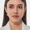 imageCicy Bell 18k Gold Plated Dangle Earrings for Women Princess Cubic Zirconia Trendy Chunky Twist Drop EarringsYellow Gold