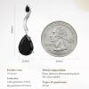 imageCicy Bell Dangle Earrings for Women Platinum Plated Cubic Zirconia Teardrop Elegant Yellow Olive Curved EarringsBlack