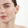 imageCicy Bell Shell Pearl Ear Jackets Earrings for Women 18k Gold Plated Rose Stud Earrings Double Side Front Back Earrings Jewelry GiftsWhite Gold