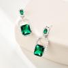 imageCicy Bell Womens Earrings Platinum Plated Cubic Zirconia Elegant Earrings Birthday Gifts Vintage Dangle EarringsWhite Gold