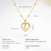 imageCicy Bell Womens Initial Necklace for Women 18k Gold Plated Shell Personalized Letter Pendant Necklace 177 with 2 ExtenderStyle 2CGold