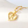 imageCicy Bell Womens Initial Necklace for Women 18k Gold Plated Shell Personalized Letter Pendant Necklace 177 with 2 ExtenderStyle 2KGold