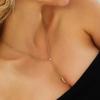 imageCicy Bell 18k Gold Plated Y Shaped Pendant Necklace for Women Butterfly Dainty Bead Chain Drop Necklace Trend Jewelry Gift 177quot  19quot ExtenderStyle CGold