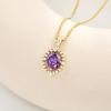 imageCicy Bell Evil Eye Necklace for Women 18k Gold Plated Pendant Necklace Cubic Zirconia Turquoise Dainty Trend Jewelry Gift 161quot  19quot ExtenderStyle CGold
