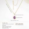 imageCicy Bell Evil Eye Necklace for Women 18k Gold Plated Pendant Necklace Cubic Zirconia Turquoise Dainty Trend Jewelry Gift 161quot  19quot ExtenderStyle CGold
