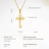 imageCicy Bell Evil Eye Necklace for Women 18k Gold Plated Pendant Necklace Cubic Zirconia Turquoise Dainty Trend Jewelry Gift 161quot  19quot ExtenderStyle DYellow Gold
