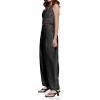 imageCicy Bell Womens 2 Piece Striped Outfits Sleeveless V Neck Blazer Vest and Loose Wide Leg Pants SuitBlack