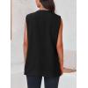 imageCicy Bell Womens Casual Sleeveless Blazers Dress Summer Open Front Work Office Long Vest BlazerBlack