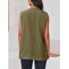 imageCicy Bell Womens Casual Sleeveless Blazers Dress Summer Open Front Work Office Long Vest BlazerGreen