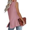 imageCicy Bell Womens Sleeveless Blazer Vest Casual Open Front Single Button Summer Jacket with PocketsLight Pink