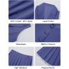 imageCicy Bell Womens Summer 2 Piece Outfits V Neck Blazer Vest Matching Sets and Mini Pleated SkirtsBlue