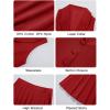 imageCicy Bell Womens Summer 2 Piece Outfits V Neck Blazer Vest Matching Sets and Mini Pleated SkirtsRed