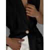imageCicy Bell Womens Work Casual Sleeveless Blazer Vest Fashion Open Front Lapel Elastic Waist Blazer Jackets with PocketsBlack