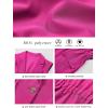 imageCicy Bell Womens Work Casual Sleeveless Blazer Vest Fashion Open Front Lapel Elastic Waist Blazer Jackets with PocketsRose Red