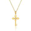 imageCicy Bell Evil Eye Necklace for Women 18k Gold Plated Pendant Necklace Cubic Zirconia Turquoise Dainty Trend Jewelry Gift 161quot  19quot ExtenderStyle DYellow Gold