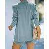 imageCicy Bell Womens 2 Piece Suit Sets Casual Long Sleeve Blazer Jackets and High Waisted Shorts OutfitsGreen