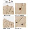 imageCicy Bell Womens 2 Piece Suit Sets Casual Long Sleeve Blazer Jackets and High Waisted Shorts OutfitsLight Khaki