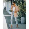 imageCicy Bell Womens Blazer Matching Shorts Sets 2 Piece Outfits Short SuitsTan