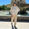 imageCicy Bell Womens Cropped Teddy Pea Coat Collarless Wool Blend Fleece Short Jacket Work Casual Fall OuterwearApricot