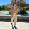 imageCicy Bell Womens Cropped Teddy Pea Coat Collarless Wool Blend Fleece Short Jacket Work Casual Fall OuterwearBrown