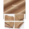 imageCicy Bell Womens Cropped Winter Pea Coats Business Casual Open Front Cardigan Jackets OuterwearKhaki