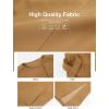 imageCicy Bell Womens Long Winter Pea Coats Oversized Warm Open Front Overcoats Jackets with BeltCamel