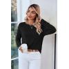 imageCicy Bell Womens Short Sleeve Shirts Crewneck Loose Casual Summer Basic Tees TopsZz1black