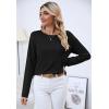 imageCicy Bell Womens Short Sleeve Shirts Crewneck Loose Casual Summer Basic Tees TopsZz1black