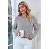 imageCicy Bell Womens Short Sleeve Shirts Crewneck Loose Casual Summer Basic Tees TopsZz1dark Grey