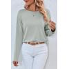 imageCicy Bell Womens Short Sleeve Shirts Crewneck Loose Casual Summer Basic Tees TopsZz1grey