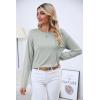 imageCicy Bell Womens Short Sleeve Shirts Crewneck Loose Casual Summer Basic Tees TopsZz1grey